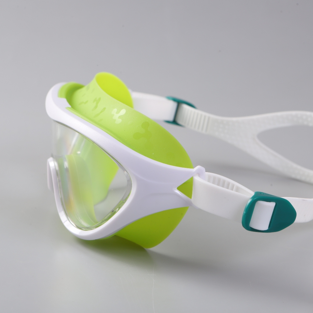 Large Frame Adult Swimming Goggles HD Anti-fog PC Lens 