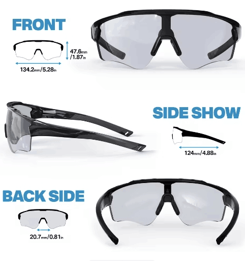 Uv400 Block Protective Kitchen Blockers Lensless Pickleball Glasses