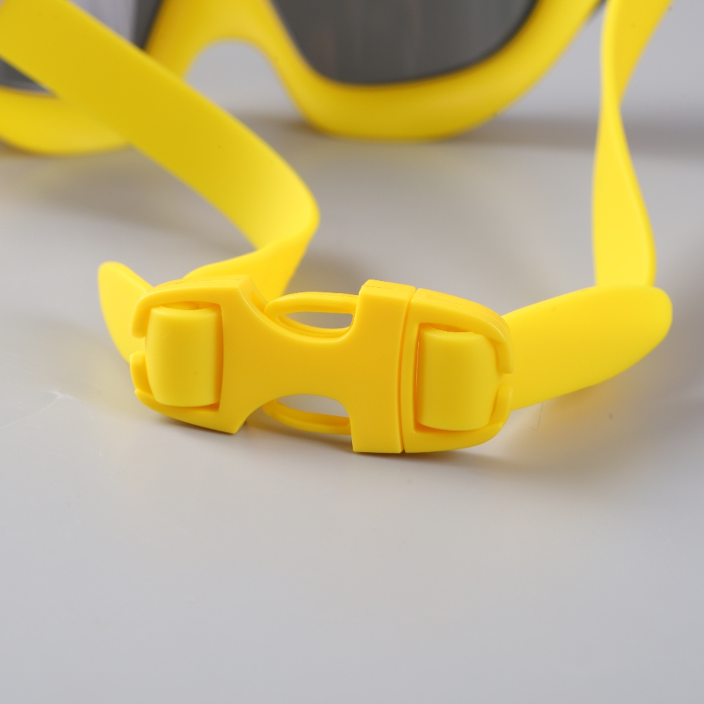 Large Frame Adult Swimming Goggles Anti-fog Anti-uv PC Lens 