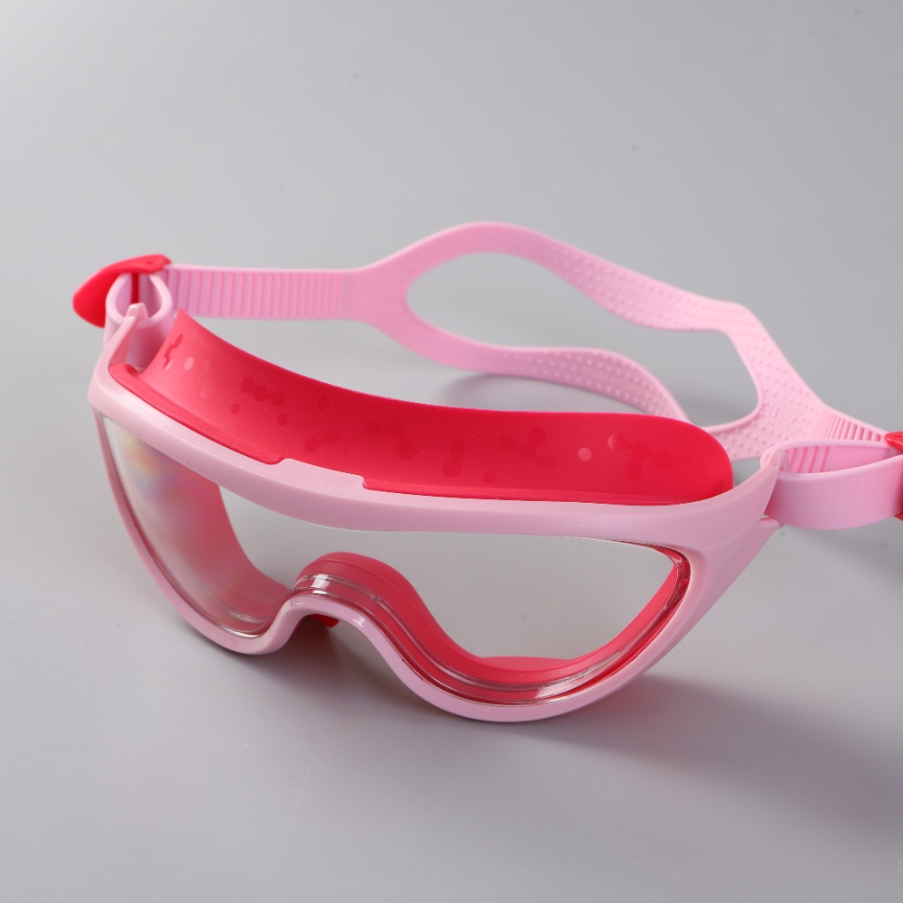 Large Frame Adult Swimming Goggles HD Anti-fog PC Lens 
